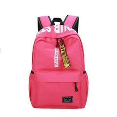 Large Capacity Campus Canvas Schoolbag Backpack