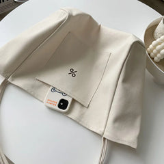 Canvas Shoulder Bag Large Capacity Shopping Tote Print