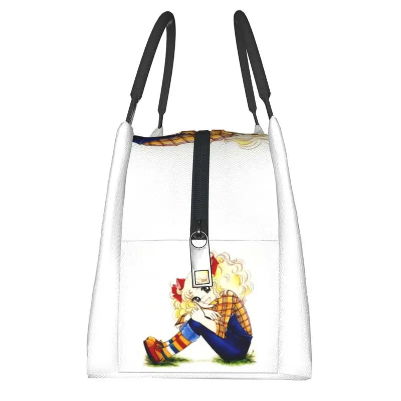 Candy Candy Anime Manga Lunch Tote Bag Women Reusable Cooler Thermal Food Lunch