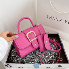 Candy Small Handbags Women Shoulder Bag Top Handle Bags With Wallet