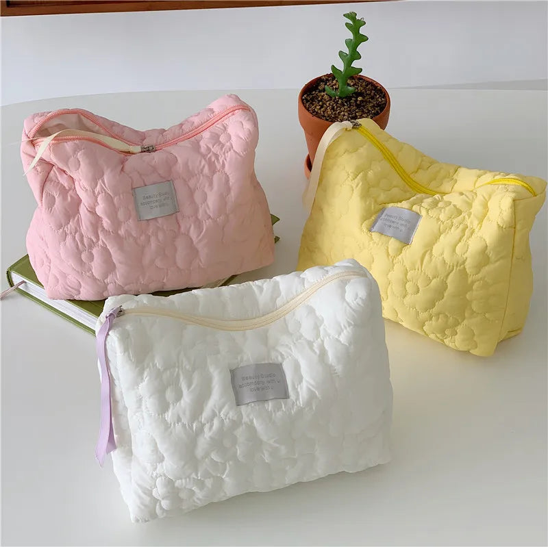 Large Candy Cosmetic Box Travel Toiletry Bag Makeup Organizer Zipper Beauty Case