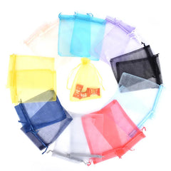 Organza Wedding Pouches Jewelry Packaging Bags Gift Bag 50pcs