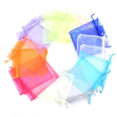 Organza Wedding Pouches Jewelry Packaging Bags Gift Bag 50pcs