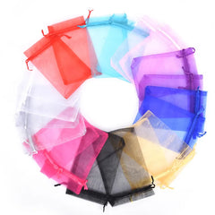 Organza Wedding Pouches Jewelry Packaging Bags Gift Bag 50pcs