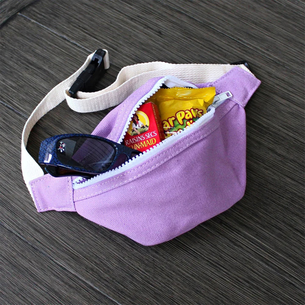 Personalized Candy Name Kids Fanny Pack Waist Bag for Boy/Girl Gift