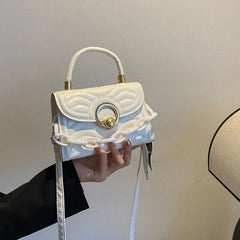 Women's Small Square Shoulder Bag Chain Crossbody Handbag