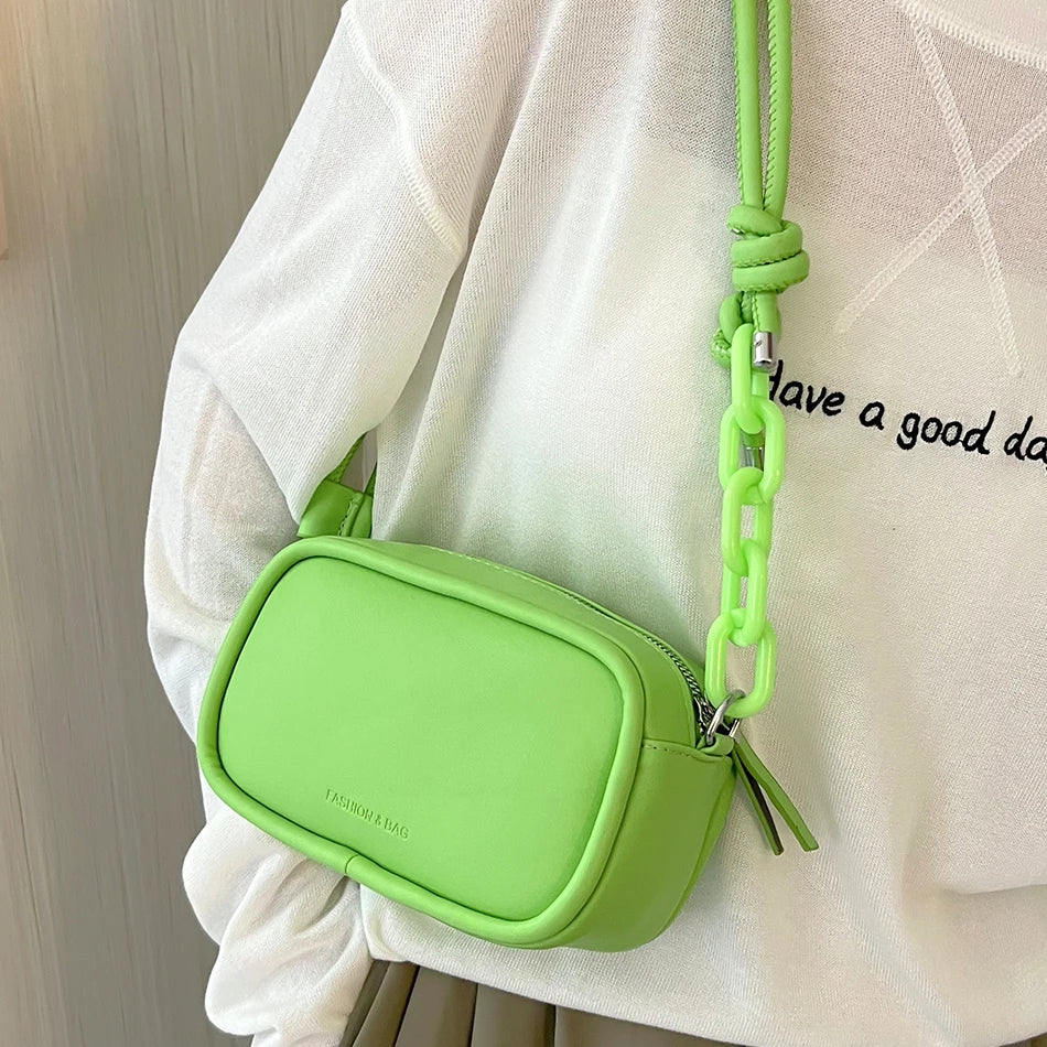 Candy Women's Handbags Small PU Leather Shoulder Crossbody Bags for Women