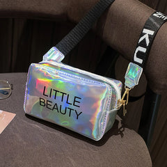 Mini Laser Crossbody Bag Candy Colors PVC Jelly Small Tote Messenger Bags