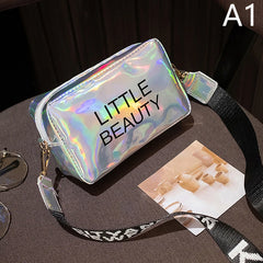 Mini Laser Crossbody Bag Candy Colors PVC Jelly Small Tote Messenger Bags