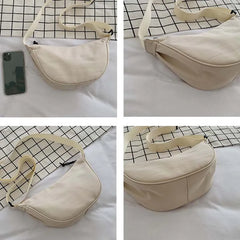 Nylon Shoulder Bags Women Zipper Cross Body Portable Hobos Bag