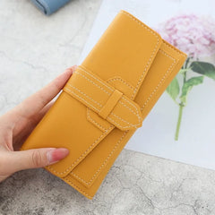 Short Candy Colors Wallet Women PU Leather 3-fold Wallet Femme