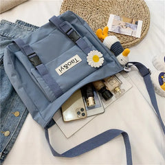 Messenger Bag Student Nylon Waterproof Crossbody Bags for Women