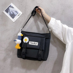 Messenger Bag Student Nylon Waterproof Crossbody Bags for Women