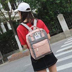 Nylon Shoulder Bag Waterproof School Girls Backpack Mochila
