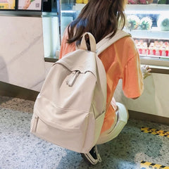 Canvas Backpacks Women Waterproof Shoulder Bag for Teenager Girls