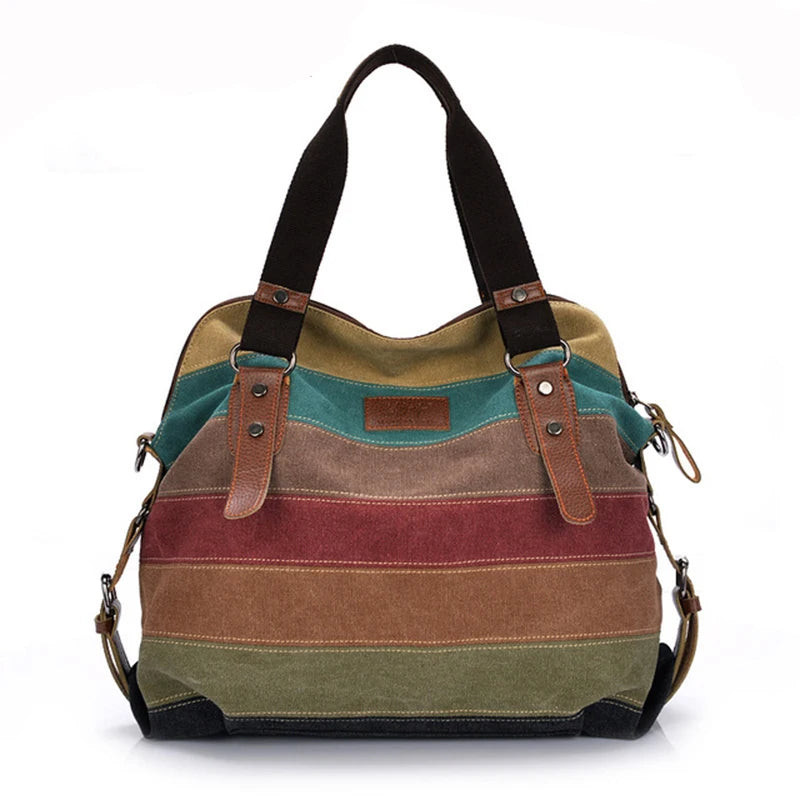 Canvas Shoulder Bag Women Handbags Ladies Hand Bags Tote Casual Crossbody