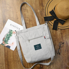 Large Capacity Canvas Shoulder Tote Bag for Women