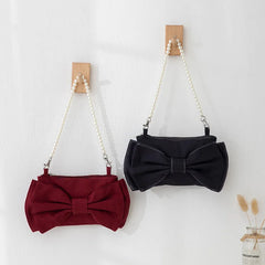 Pearl Hand Bag Shoulder Bag Big Bow Underarm Bag