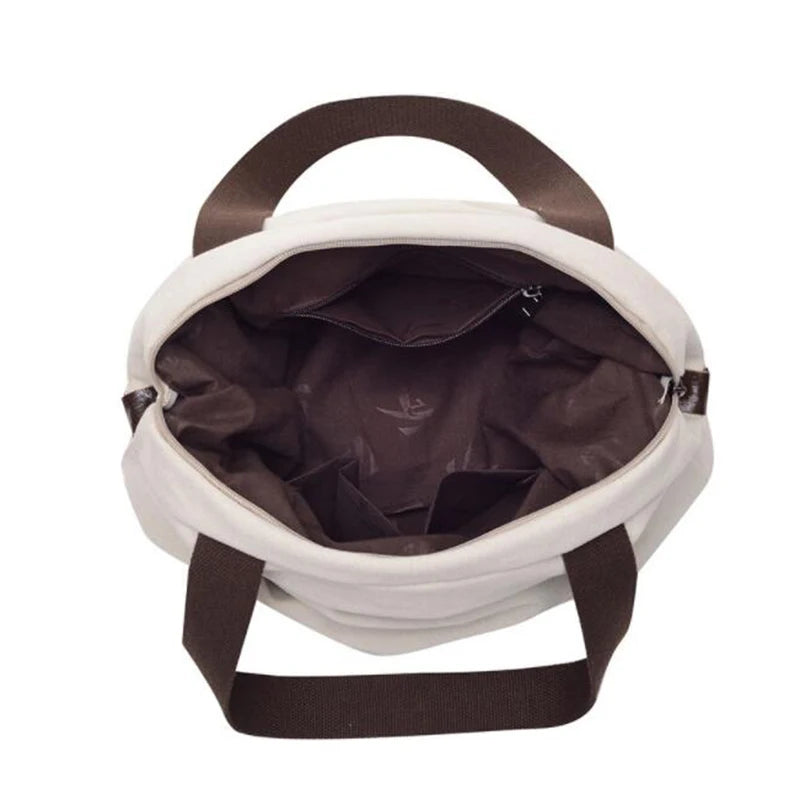 Vintage Canvas Shoulder Bag Women Handbags Ladies Hand Bag Tote Casual Female