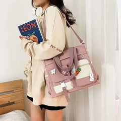 Canvas Bag Women's High-Value Handbag All-Match Shoulder Bag