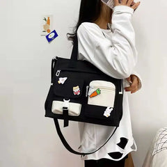 Canvas Bag Women's High-Value Handbag All-Match Shoulder Bag