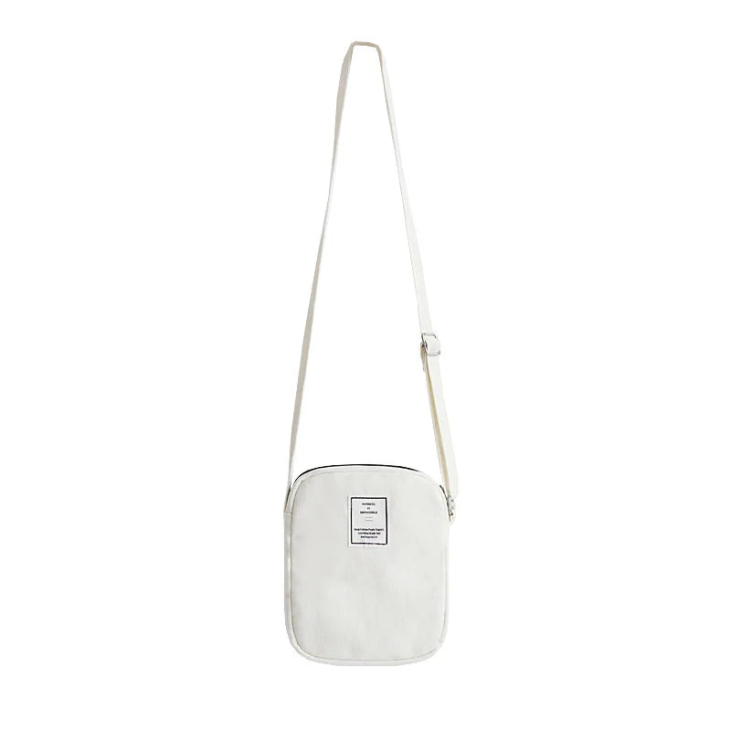 Canvas Messenger Mobile Phone Bag for Women