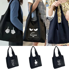 Anime Picture Canvas Shopper Tote Bag - Pure Cotton Handbag
