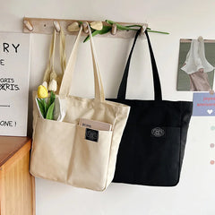 Canvas Bag Women's Large Capacity Shoulder Bag