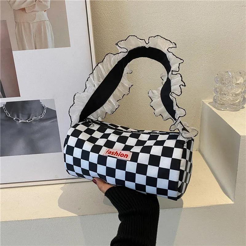 Vintage Canvas Women's Shoulder Bag