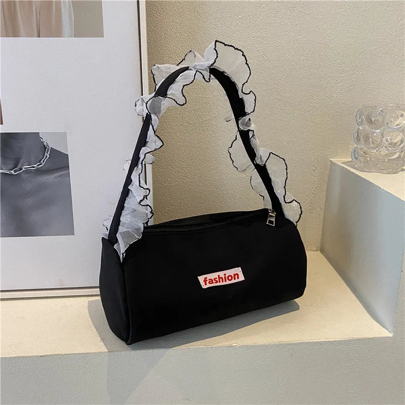 Vintage Canvas Women's Shoulder Bag
