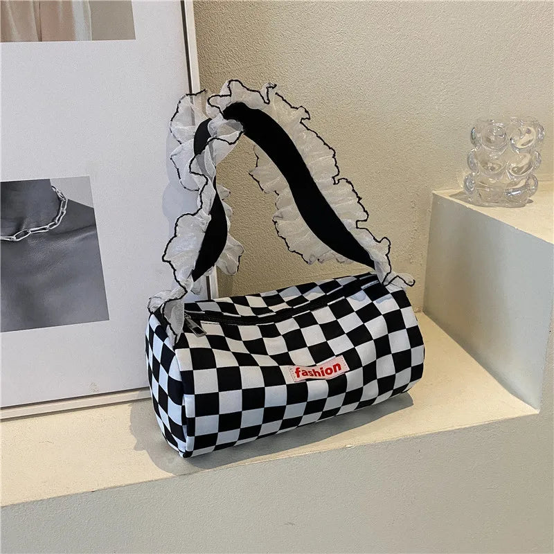 Vintage Canvas Women's Shoulder Bag