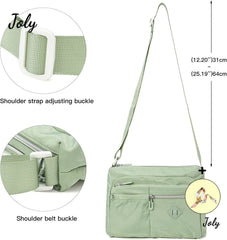 Canvas Crossbody Bag for Women Lightweight Shoulder Handbag Purse