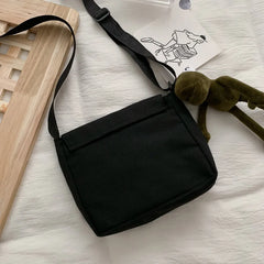 Harajuku Student Street Canvas Messenger Bag