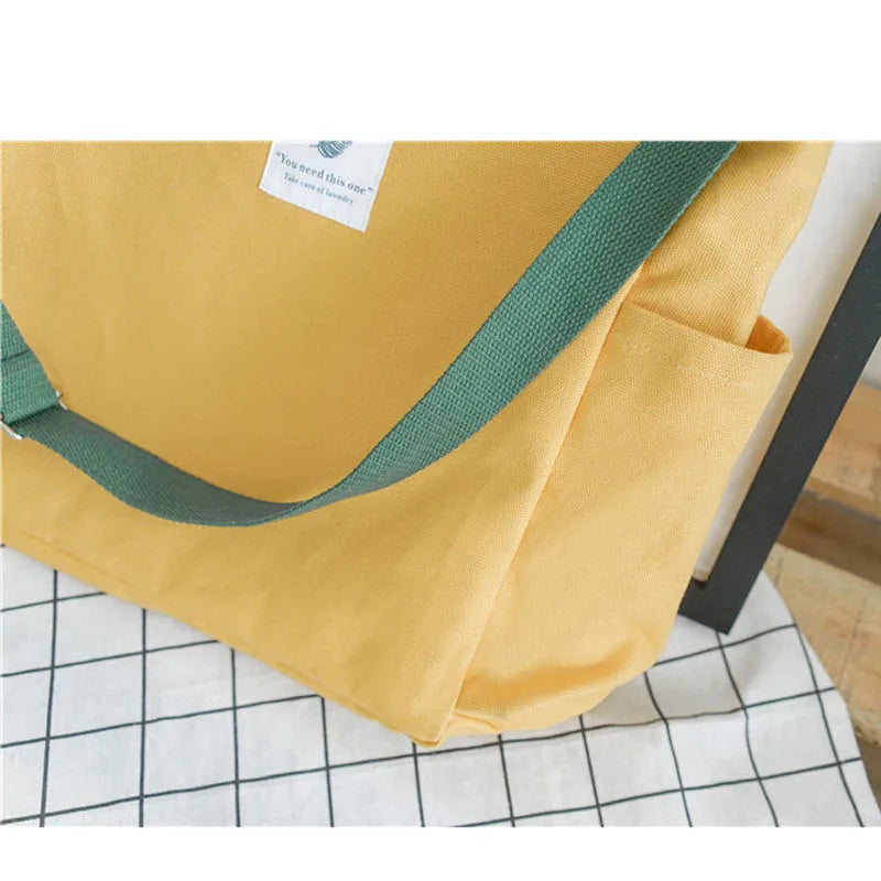Women's Canvas Tote Bag for Shopping and Travel