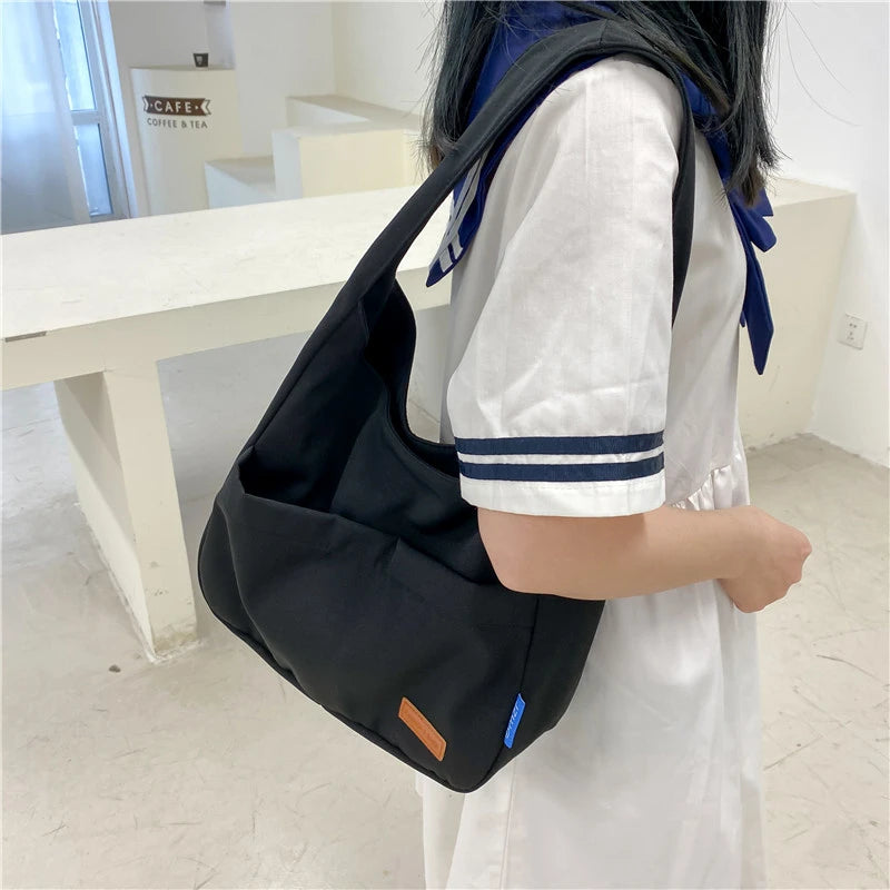 Canvas Shoulder Bag Women's Handbag Big Capacity Totes