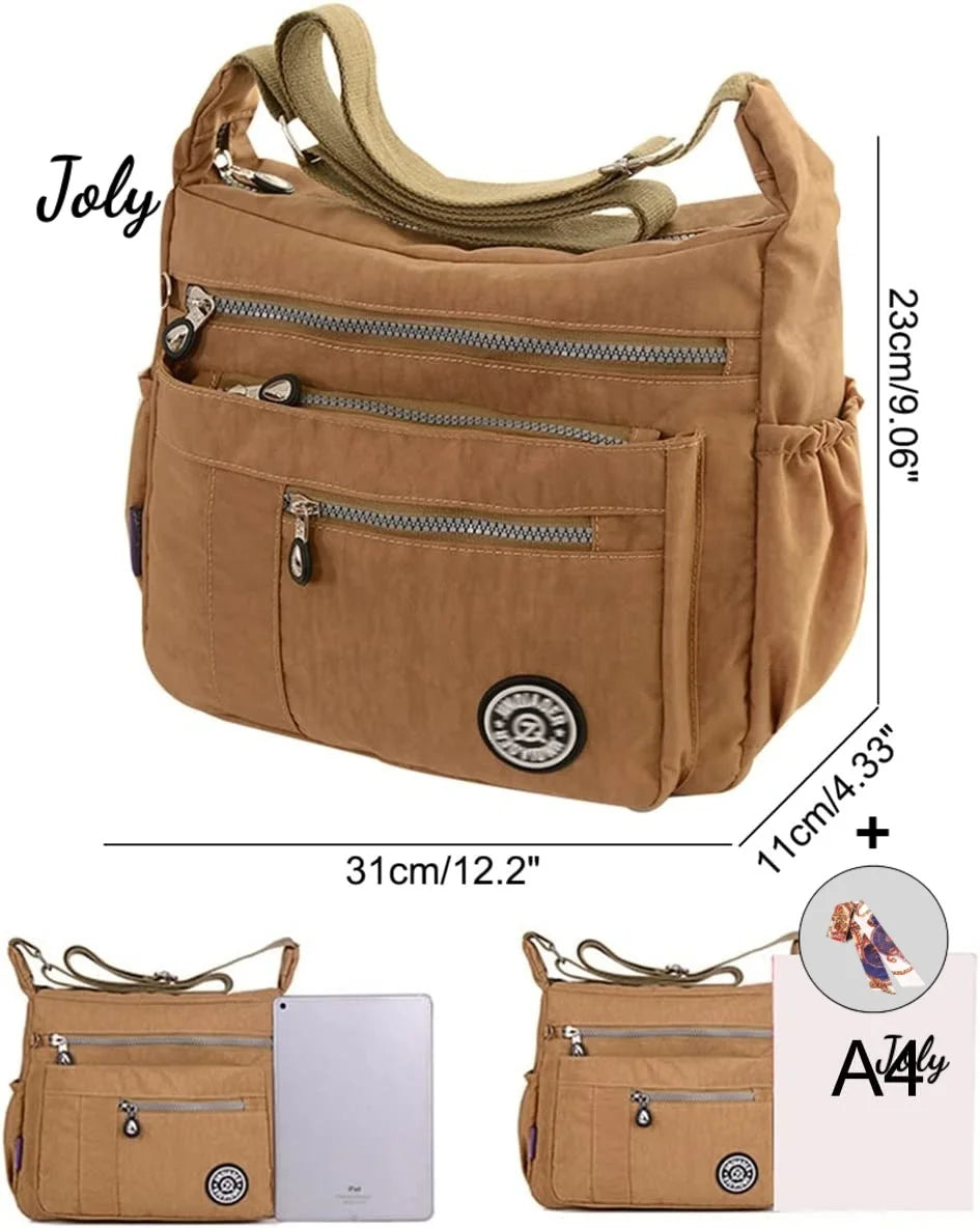 Nylon Crossbody Handbag for Women Waterproof