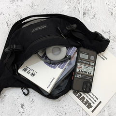 Canvas Casual Waist Bag Unisex Fanny Pack Hip Hop Banana Bags