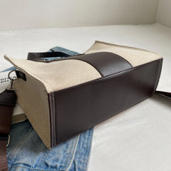 Canvas Classic Style Female Single Shoulder Tote Handbag