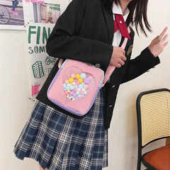 Canvas Crossbody Bag Small Wallet Flap Phone Shoulder Bag Ladies Handbag