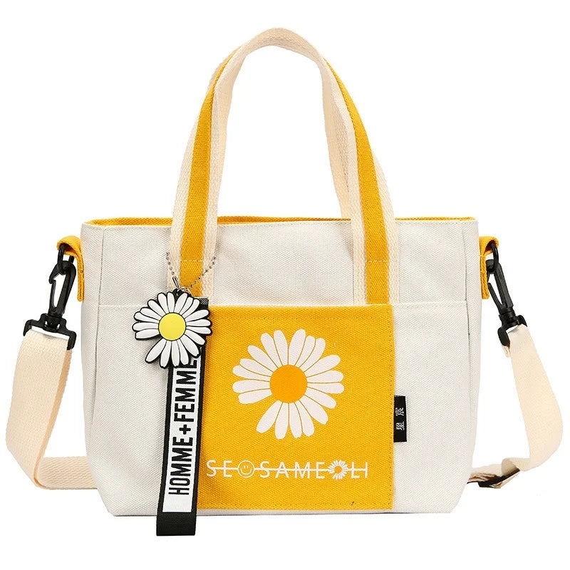 Canvas Diagonal Cross Bag Large Capacity Shoulder Bag Womens Messenger Bags