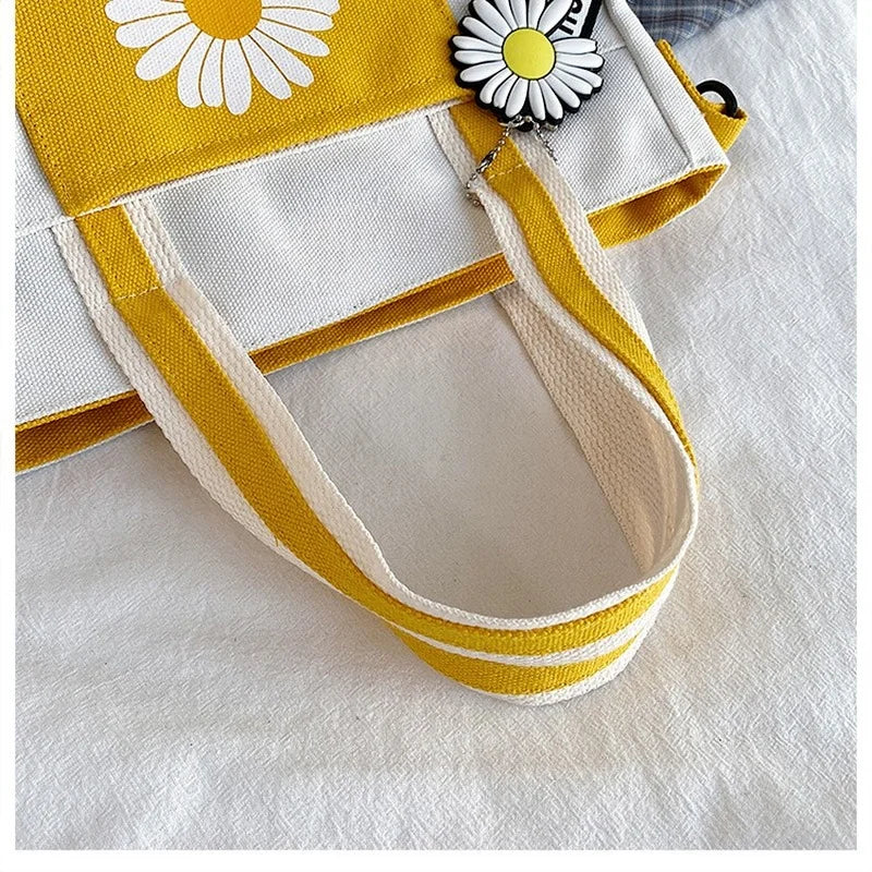 Canvas Diagonal Cross Bag Large Capacity Shoulder Bag Womens Messenger Bags