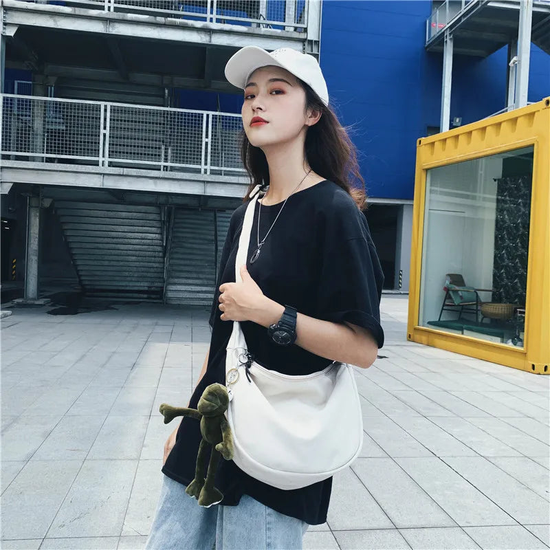 Plaid Crossbody Bag for Women Shoulder Bag Solid Messenger Bag