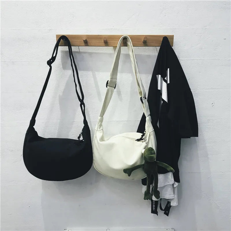 Plaid Crossbody Bag for Women Shoulder Bag Solid Messenger Bag
