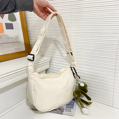 Plaid Crossbody Bag for Women Shoulder Bag Solid Messenger Bag