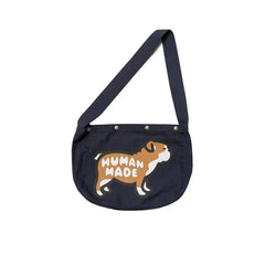 Canvas Dog Graphic Snap Button Vintage Backpacks