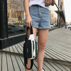 Canvas Banana Fanny Pack Waist Bag for Women Phone Pouch Belt Bag