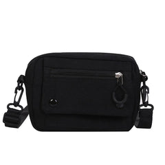 Canvas Handbag Solid Casual Tote Shoulder Bag Zipper Crossbody Bags