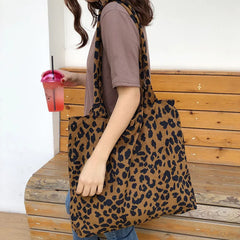 Canvas Handbag for Girls Ladies Large Capacity Women Tote Bag With Zipper