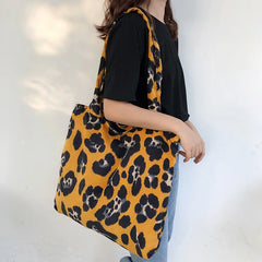 Canvas Handbag for Girls Ladies Large Capacity Women Tote Bag With Zipper