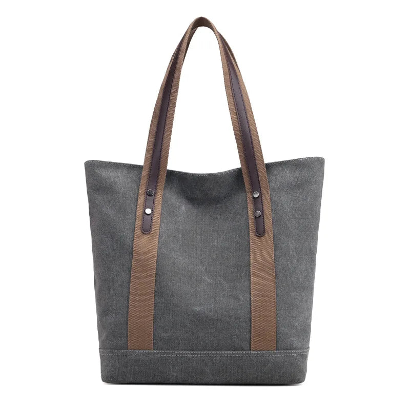 Canvas Shoulder Bag for Women Large Capacity Shopping Bag